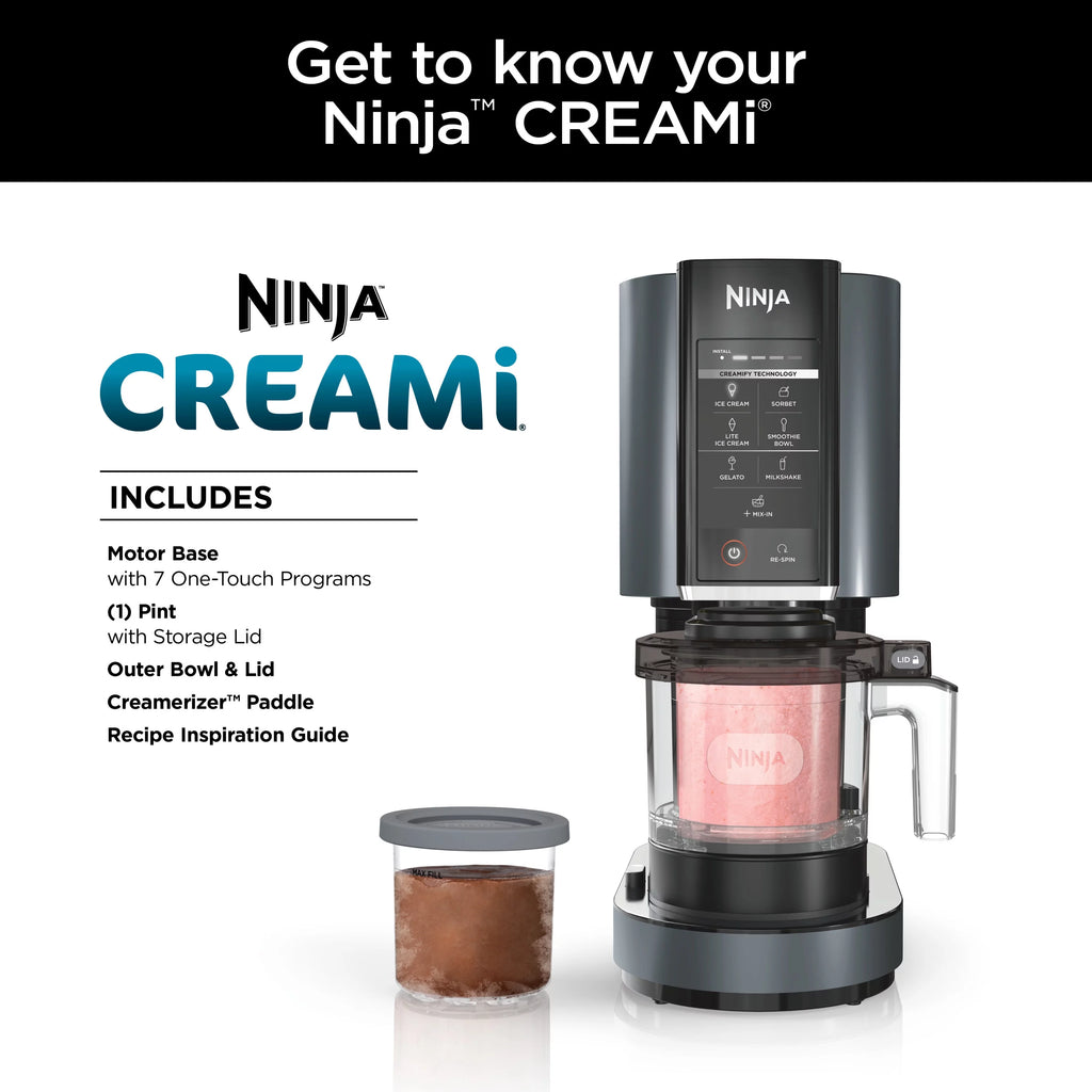 Silver Ice Cream Maker, 7 One-Touch Programs R265