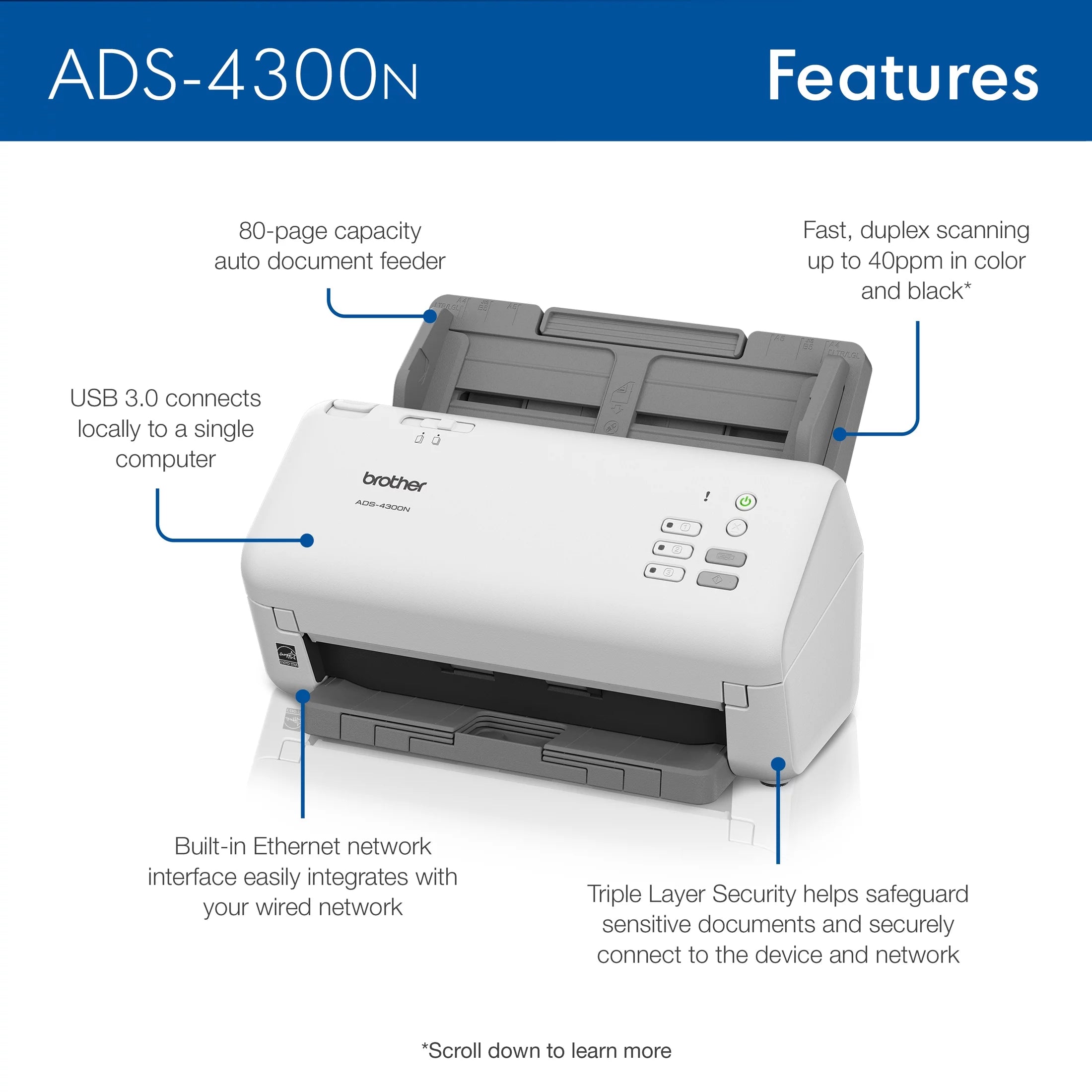 Professional Desktop Document Scanner J654