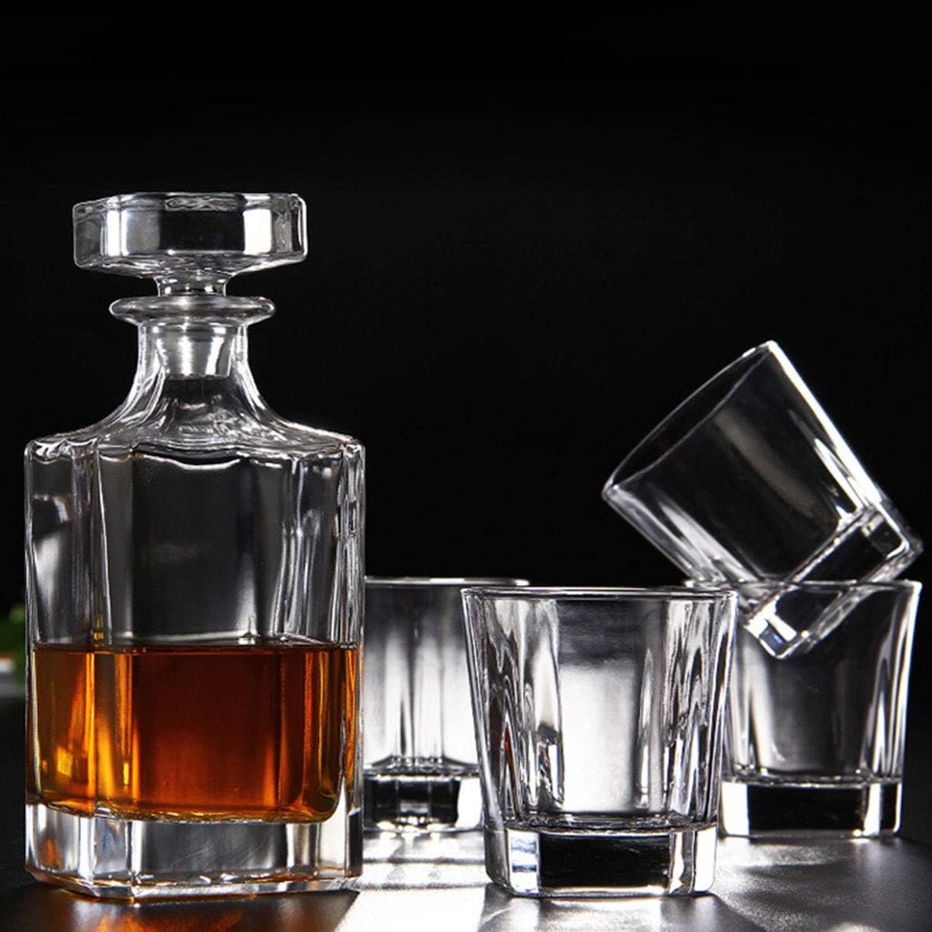 Glass Decanter with Airtight Stopper, 25.97 oz K46419