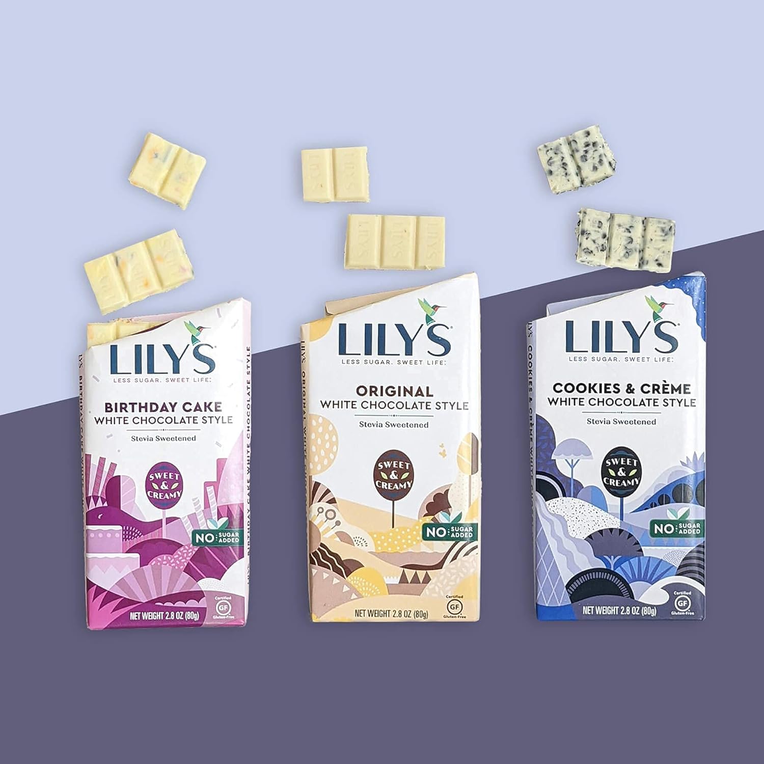 White Chocolate Style Bar Variety Pack 2.8 Ounce 6 Pack T55400