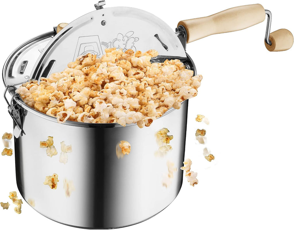 6.5-Quart Stainless Steel Stovetop Popcorn Popper C138
