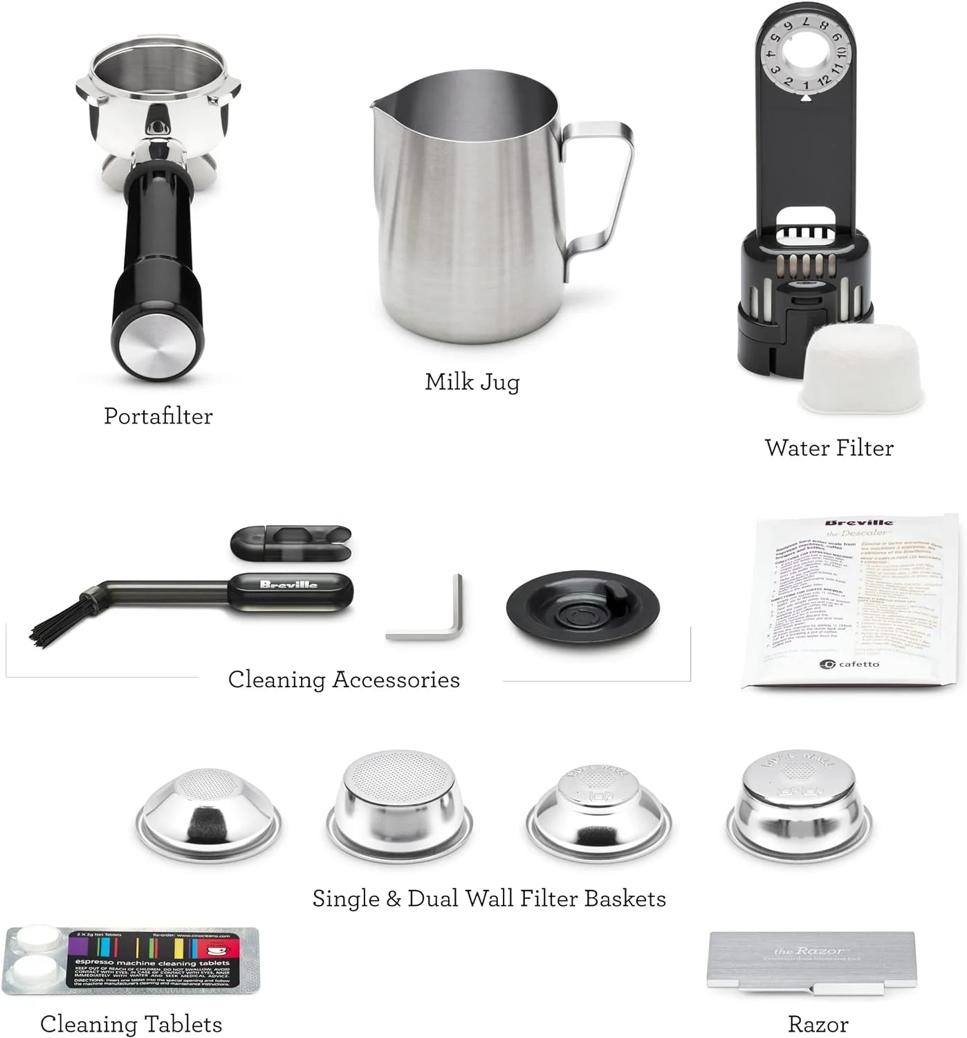 Stainless Steel Espresso Machine, 2 Liters X67754