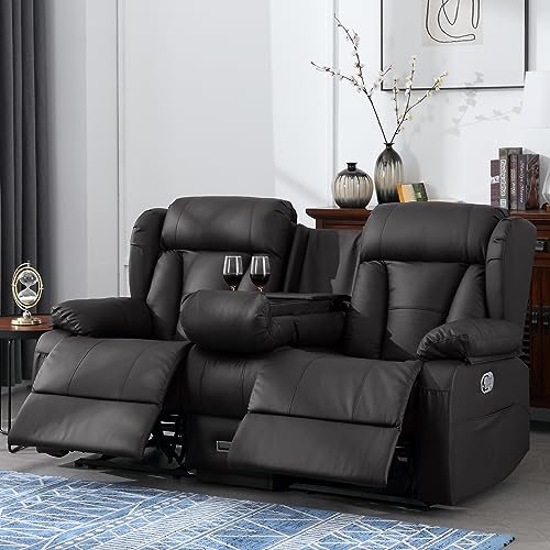 Manual Reclining Loveseat with Side Pockets K465744