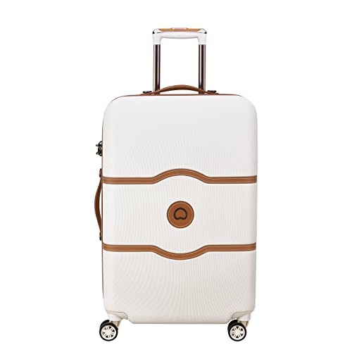 Champagne White Hardside Luggage 28 Inch C74781