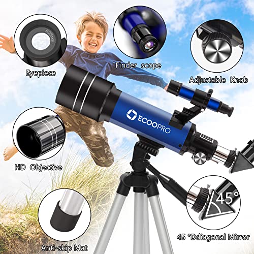 70mm Refractor Telescope with Adjustable Tripod N823