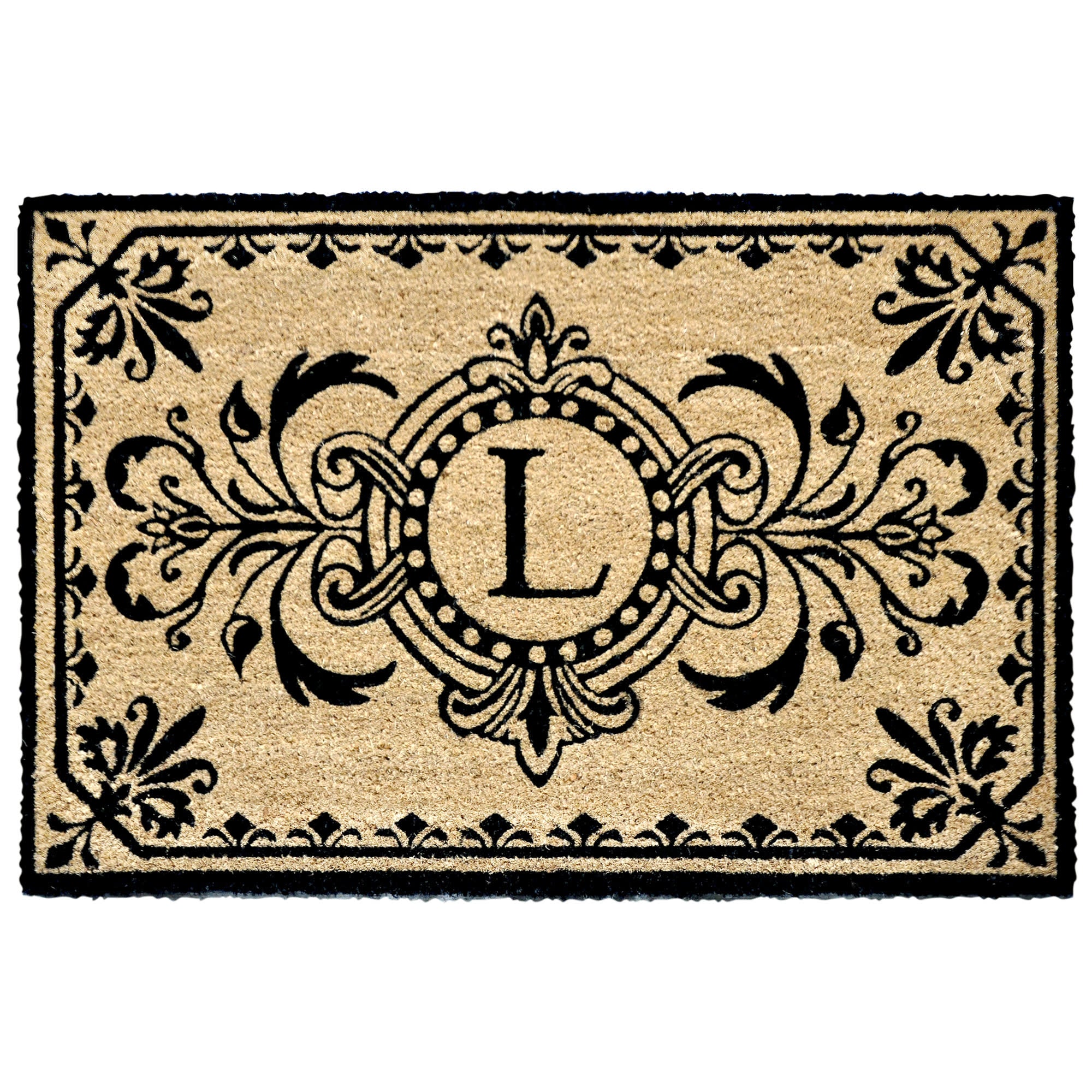 Dwell Vine Coir Doormat with Non-Slip Backing