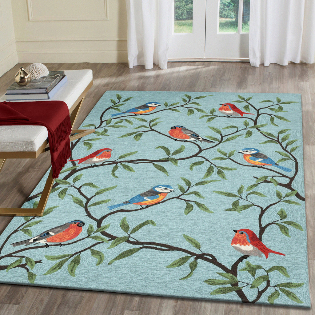 Ravella Birds On Branches Indoor/Outdoor Area Rug