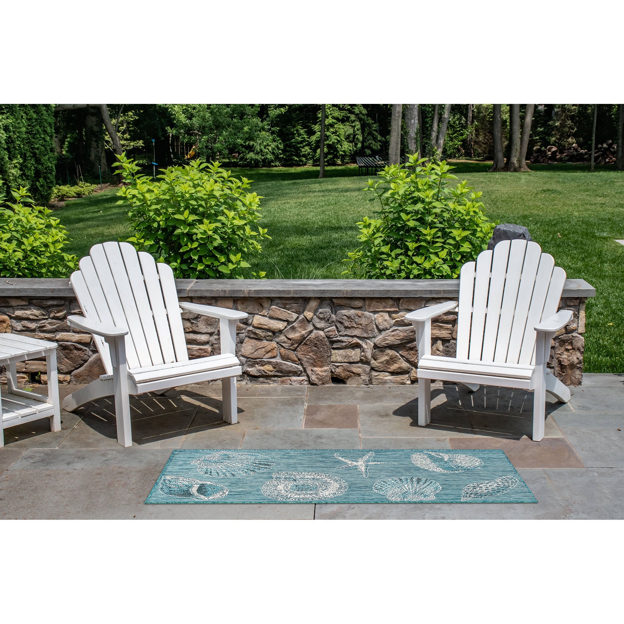 Carmel Shells Indoor Outdoor Area Rug