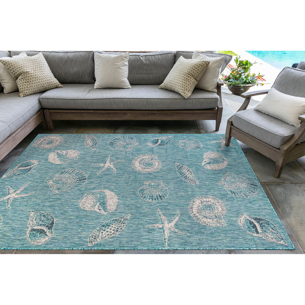 Carmel Shells Indoor Outdoor Area Rug