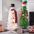 Lighted Christmas Character Tree Snowman or Elf - 3 Ft Y4919