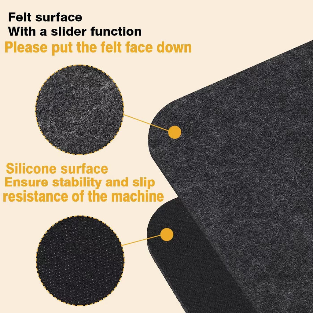 4 Pcs 16 x 12 In Non-slip Silicone Heat Resistant Mats P357
