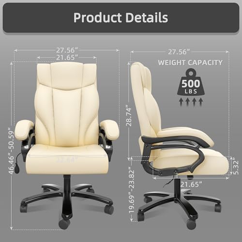 Black Leather Executive Office Chair P961891
