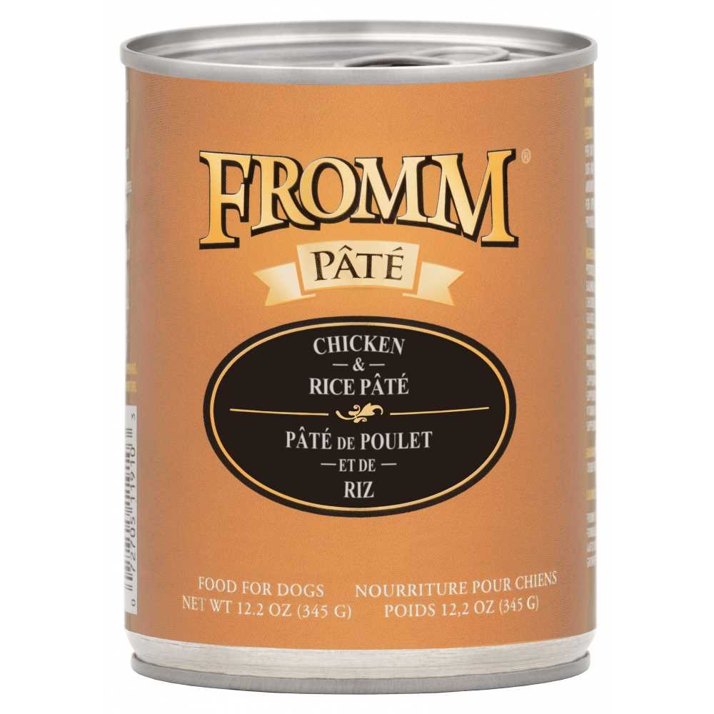 12.2 oz Chicken & Rice Pate Canned Dog Food, case of 12 F720739