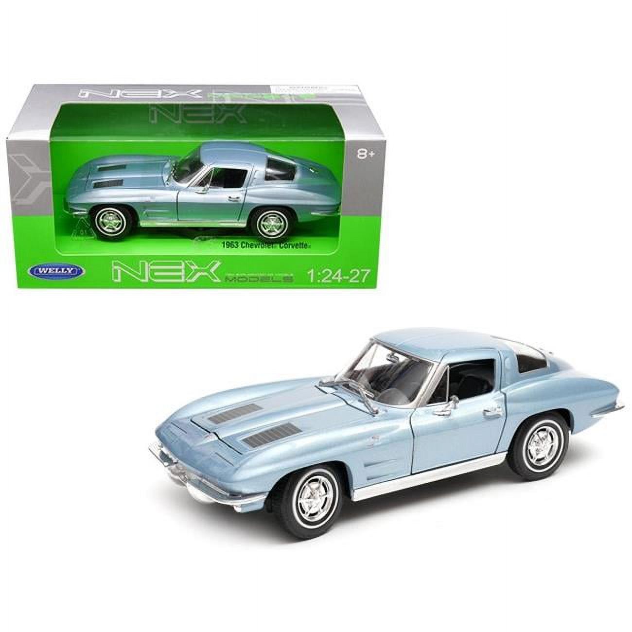 Metallic Light Blue Diecast Model Car H86904