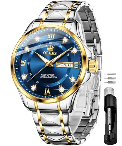 Gold Stainless Steel Quartz Dress Watch U5319