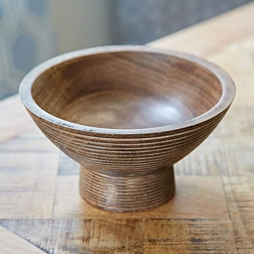 Wooden Mango Wood Serving Bowl K4645