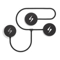 Ultra-Thin 9.6mm Bluetooth Moto Headphones with Built-In Mic B64820