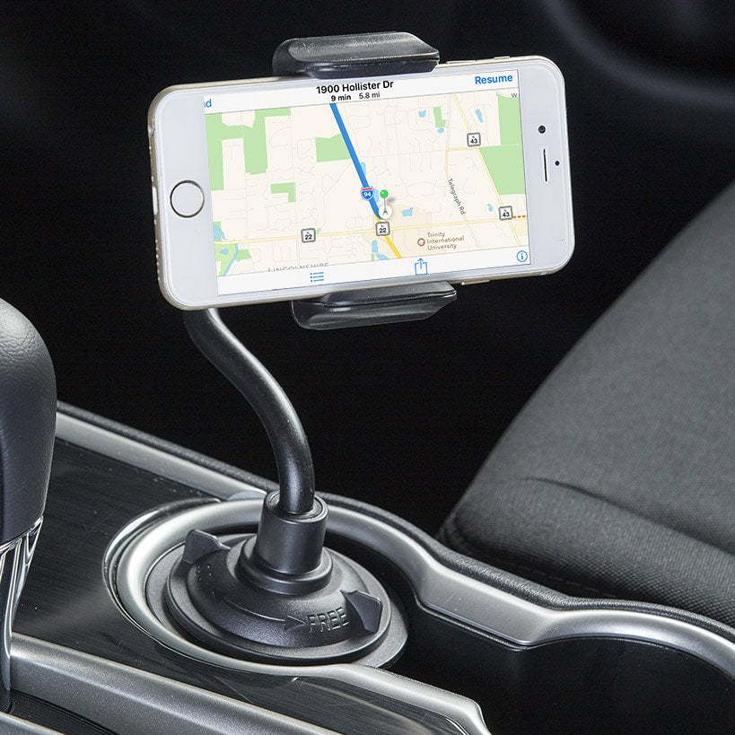 Universal Flexible Car Cup Phone Holder Magnetic Or Non-Magnetic
