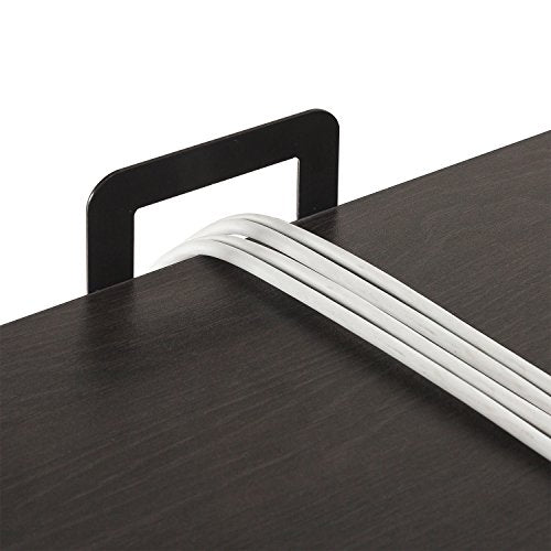 Black Metal Corner Desk with Storage Drawer B10078