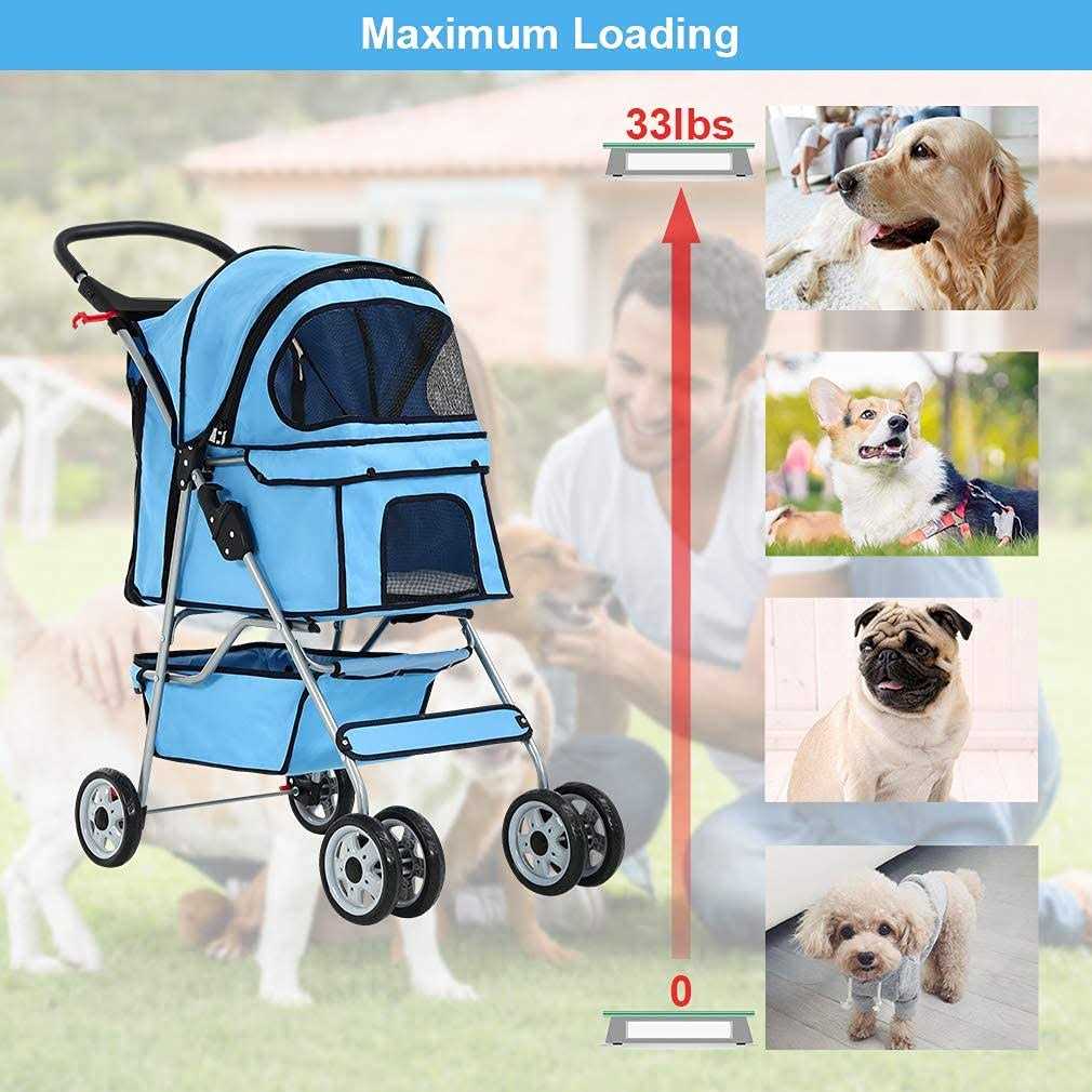 Pet Stroller Folding Carrier S145