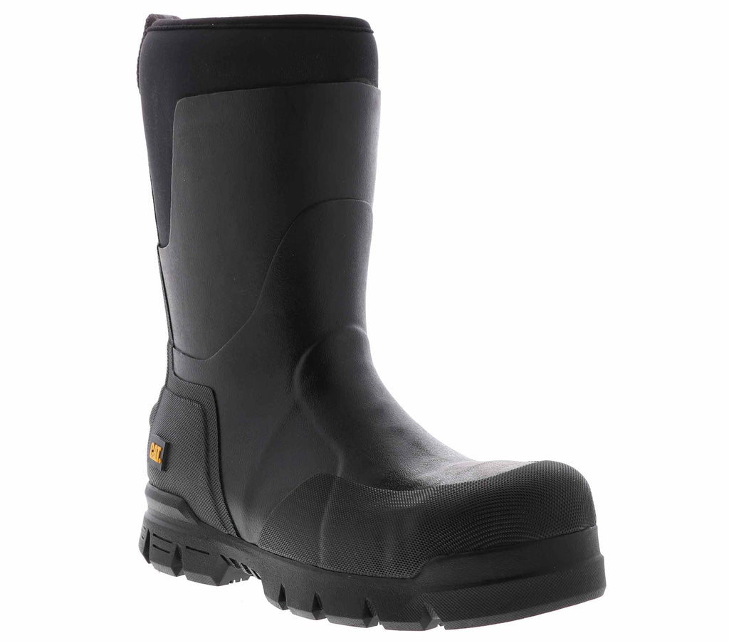 Black Waterproof Steel Toe Rubber Boot H559699