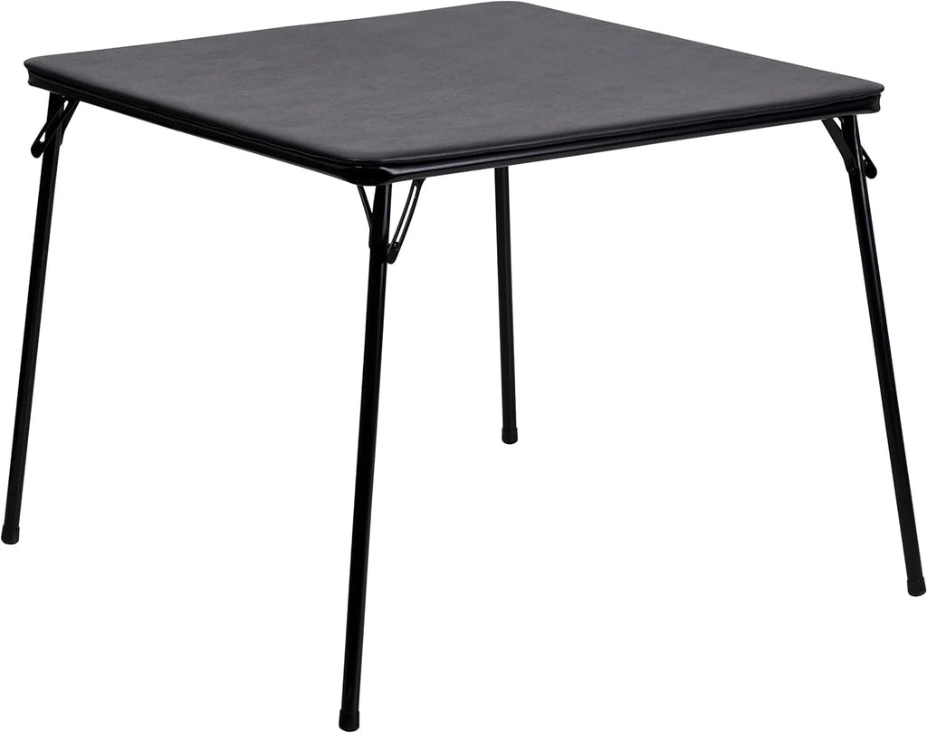 Black Folding Card Table U79612