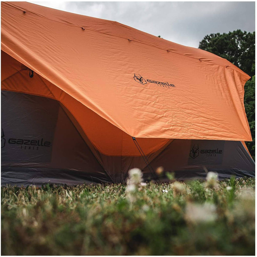 Orange 8 Person Pop Up Camping Tent G377