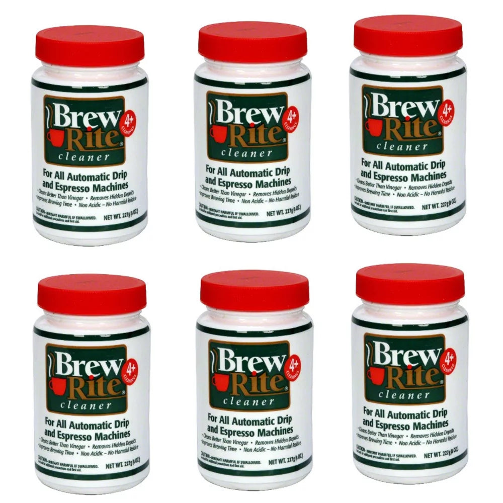 6 Brew Rite Cleaner for Coffee and Espresso Machines M290