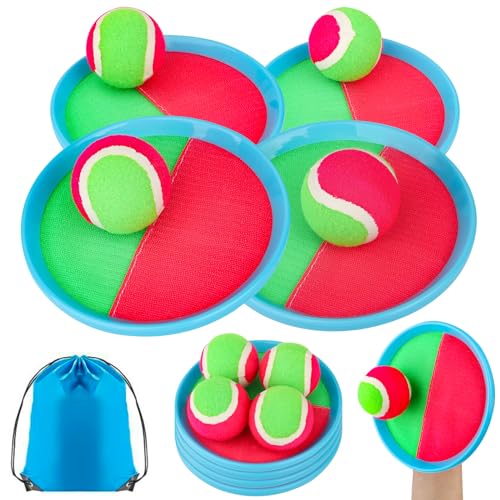 4 Paddles 4 Balls 1 Storage Bag Ball Set U50626