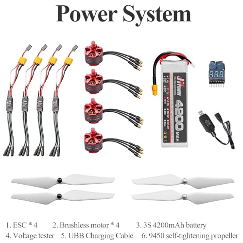 Drone Kit DIY Quadcopter Set Frame Pixhawk GPS Power Module ESC Brushless Motor Prop Battery Accessory Guild Book Video J34574