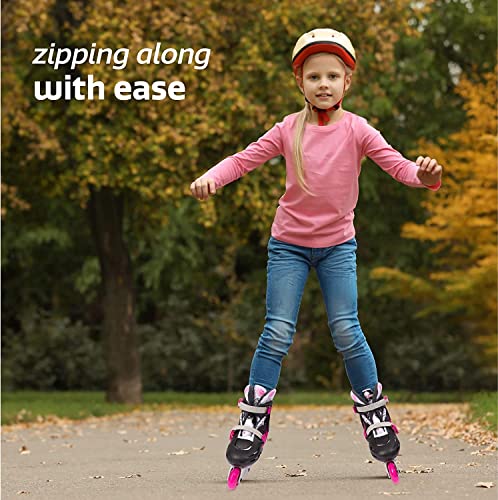 Pink Adjustable Inline Skates G6488