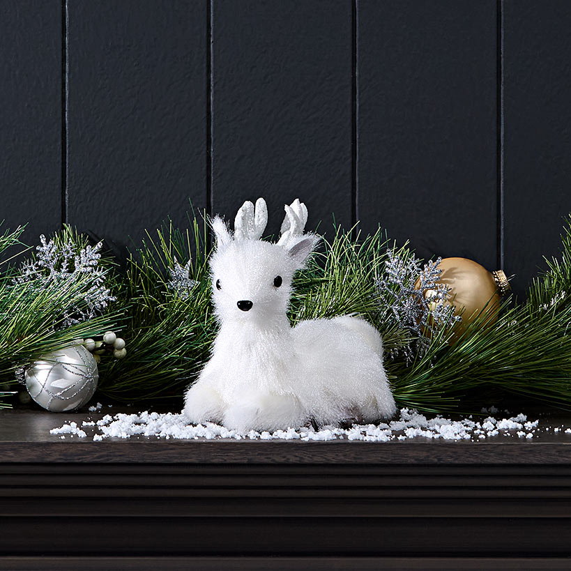 Winter White Woodland Decor - Owl or Deer