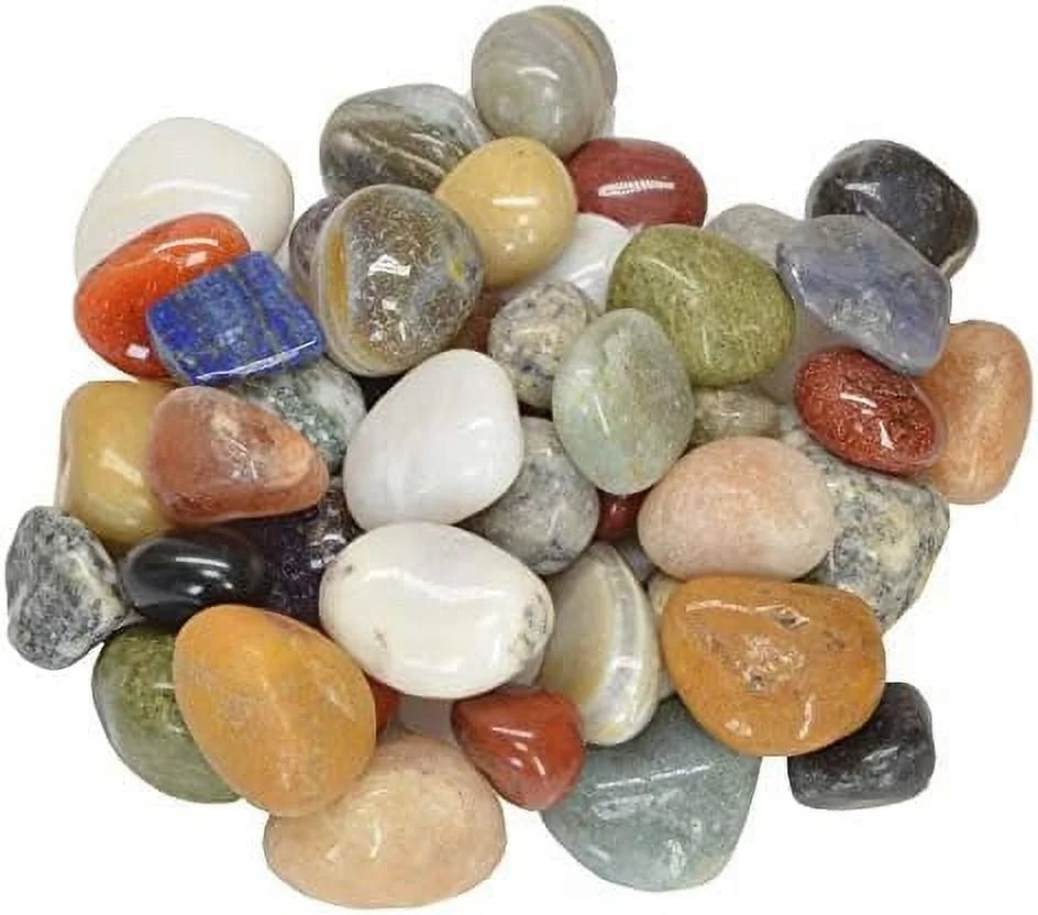 Medium Mixed Natural Tumbled Stones S924