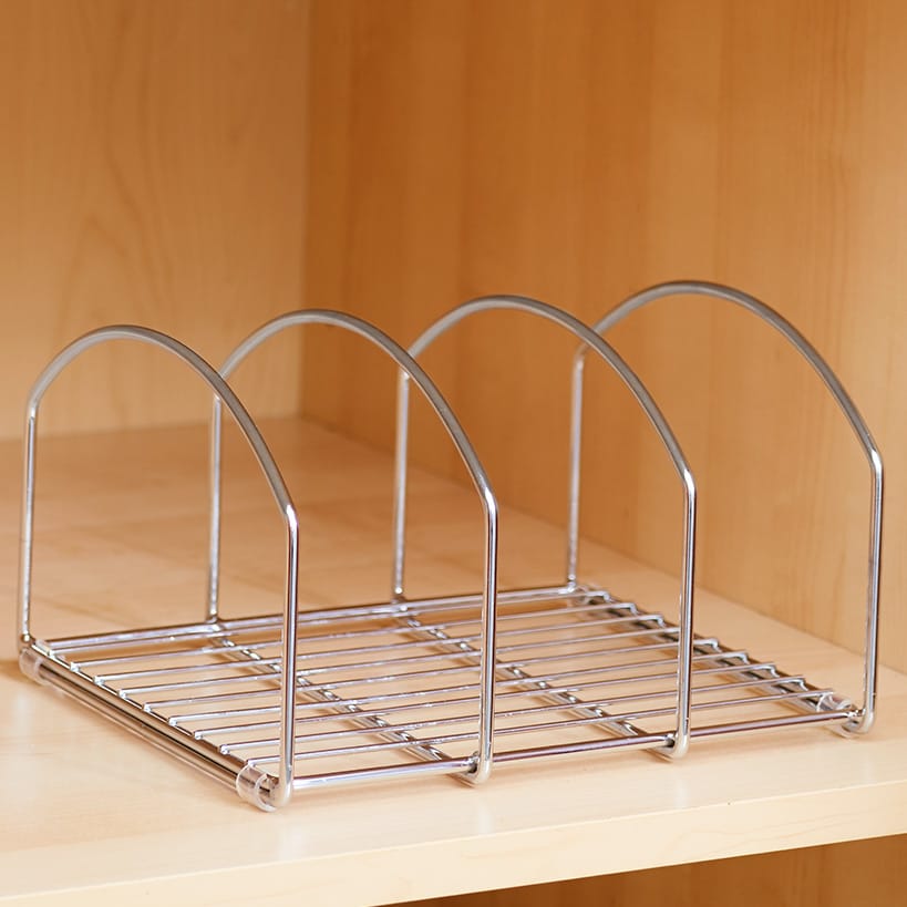 Metal Bakeware & Cutting Board Organizer