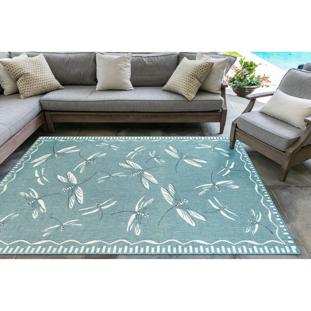 Carmel Dragonfly Indoor Outdoor Area Rug