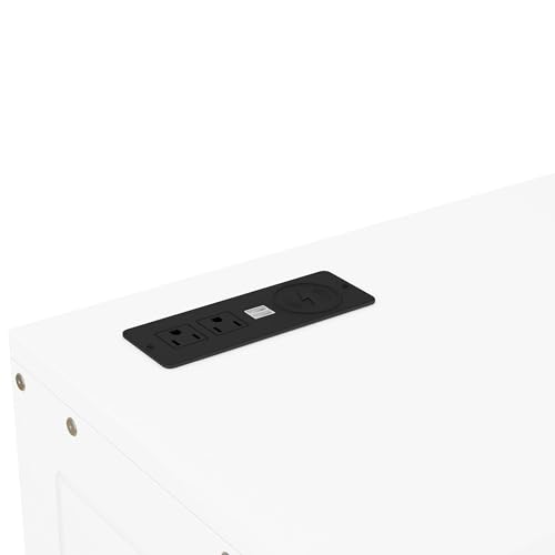 Queen Size Solid Wood Murphy Bed with USB Ports O411375
