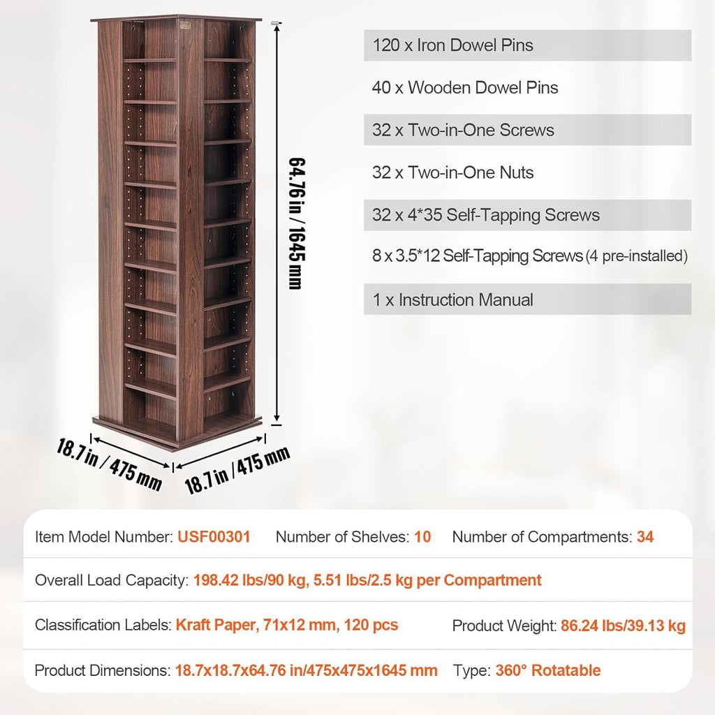 Espresso Media Storage Cabinet X5021