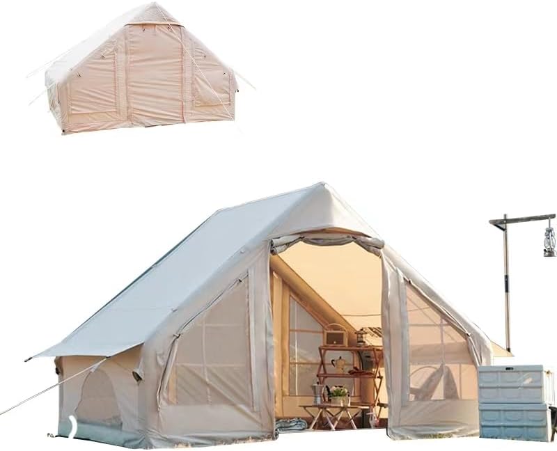 Large Inflatable Oxford Air Tent for 4-6 Persons Z782