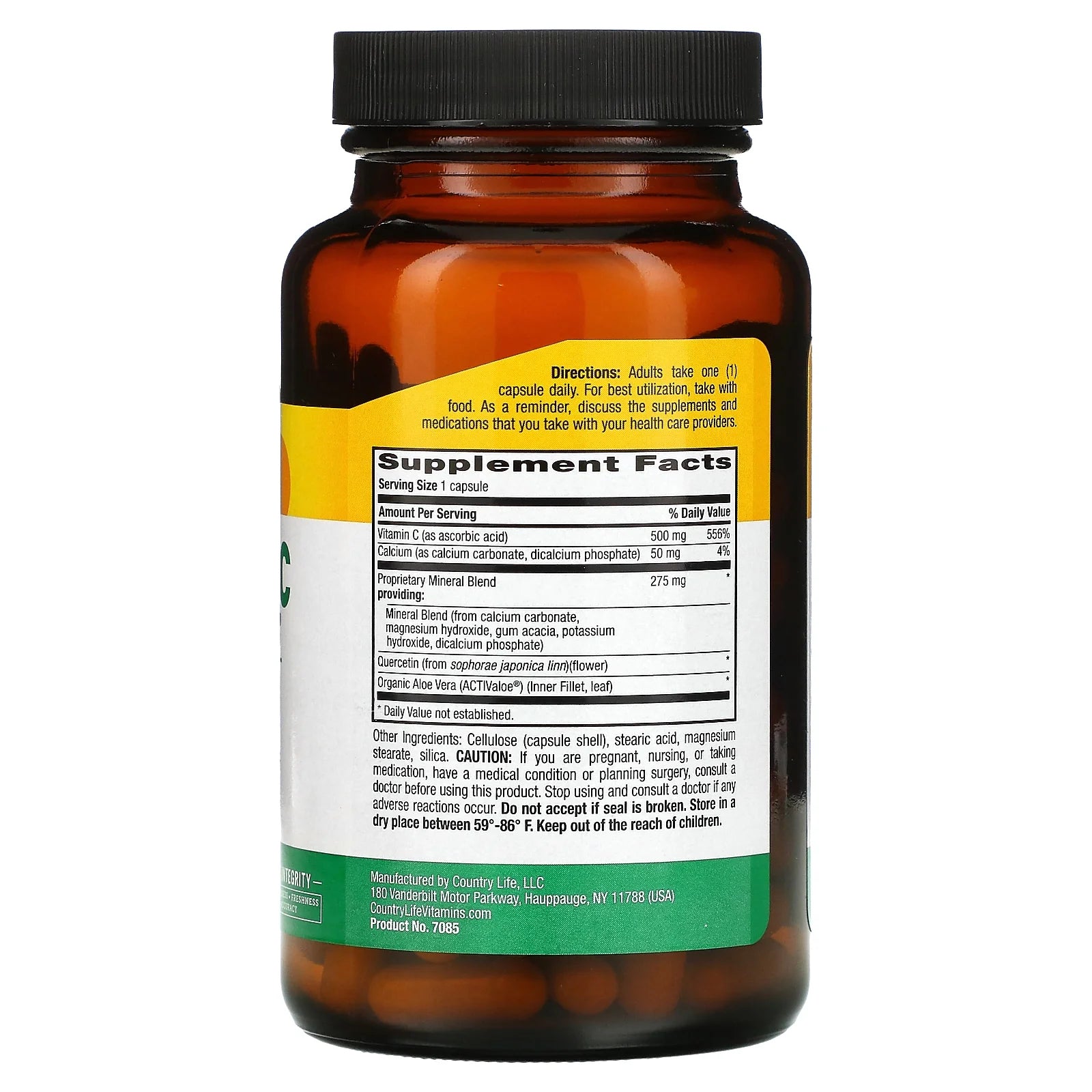 500 mg 120 Vegetarian Capsules N61330