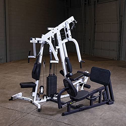 Multi-Station Home Gym Machine with Black Weight Stack I788881
