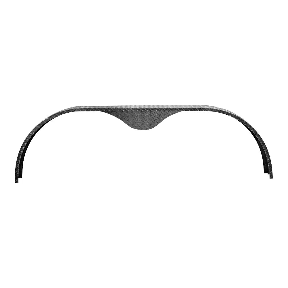 Tandem Axle 9x72 Steel Diamond Plate Trailer Fender Pair W7892