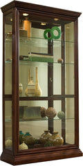 Two Way Sliding Door Curio, 43 by 16 by 80-Inch D193