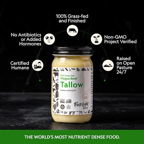 Wagyu Beef Tallow, 14oz Glass Jar B66453