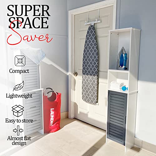 Compact Full Size Ironing Board with Thick Cover C417848