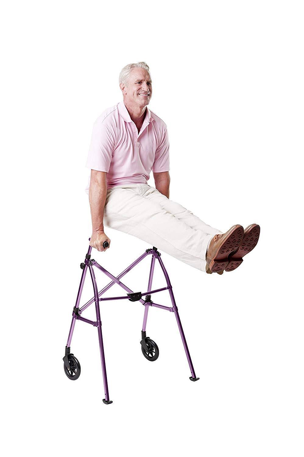 Lightweight Folding Height Adjustable Walker R406469