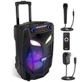 800W 12" Portable Bluetooth PA Speaker with Party Lights V7331