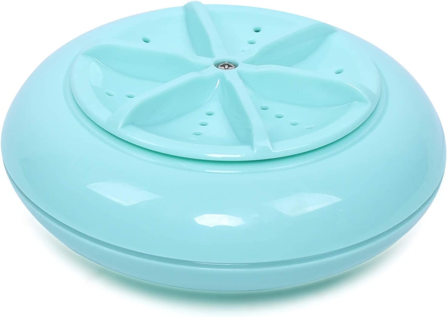 Compact Counter Top Portable Washing Machine, 6.69x6.69x6.69 Inch Blue V21280