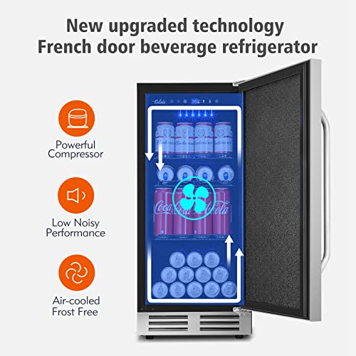 35L 250 Counts Electric Cigar Humidor Cabinet with Digital LED Screen G67270