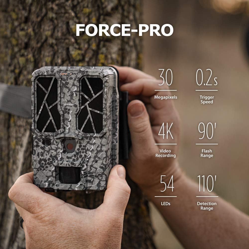 Trail Camera (30MP) with 16 GB SD Card, Card Reader, and Steel Reinforced Strap U6606