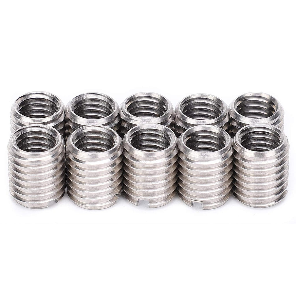 10Pcs Stainless Steel Hex Socket Drive Insert Nut for Wood Furniture (20 x15mm) G2190